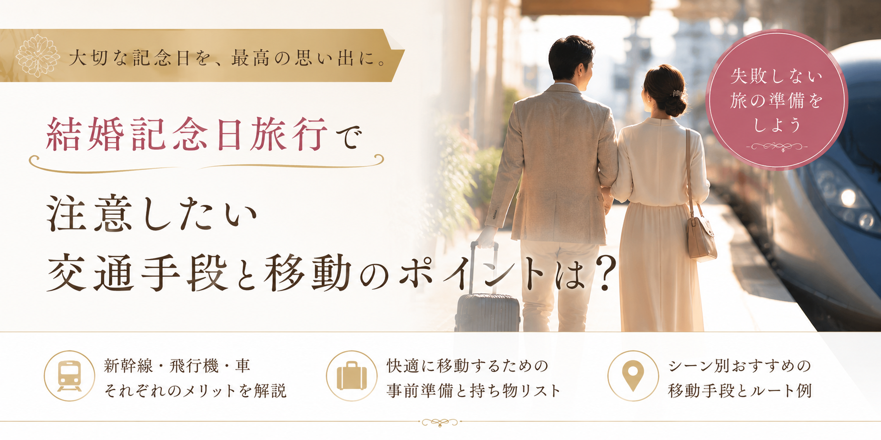 旅行中の移動イメージ